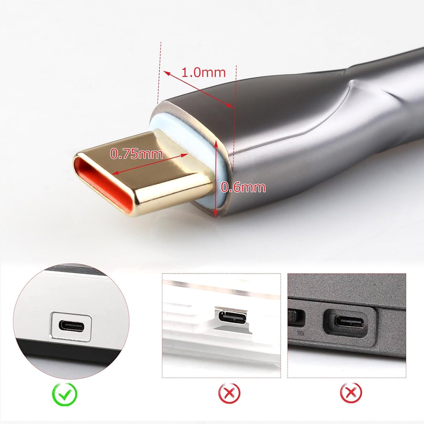 1.8m EPOMAKER Mix Coiled Keyboard Cable, USB C to USB A TPU Cable for Mechanical Gaming Keyboard, with Detachable Metal