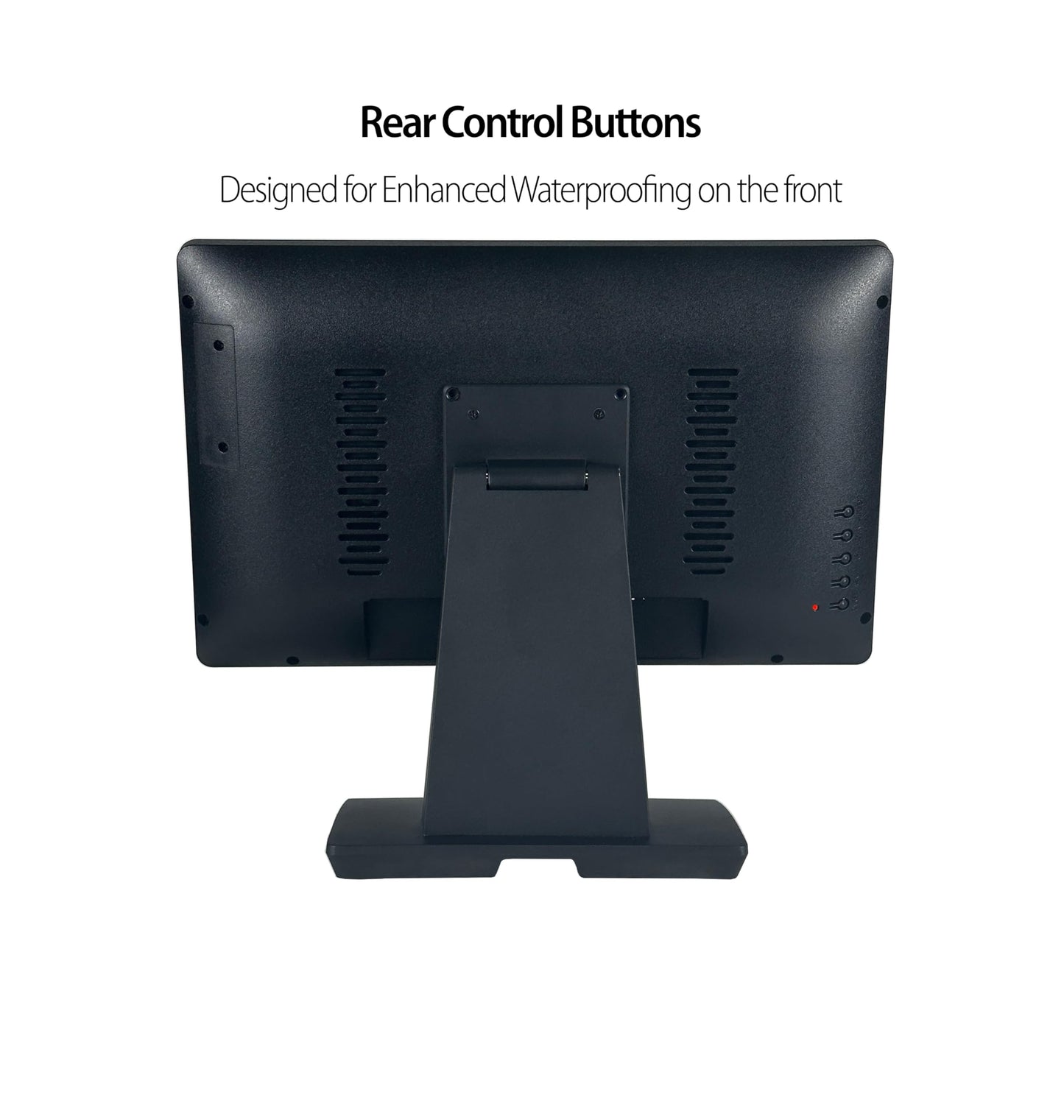 ANGEL POS Commercial Grade 17.3 Inch 1920 x 1080 FHD Touchscreen POS Monitor, 10 Points Touch HDMI VGA, Waterproof Dustproof Screen, Indusitrial, Office, Retail, Gym, Warehouse
