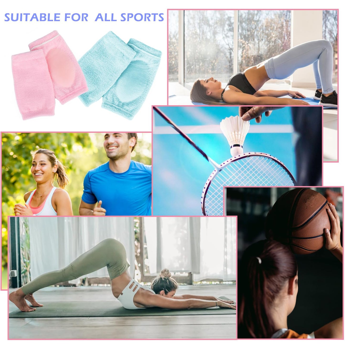 YBEATY 2 Pairs Elbow Moisturizing Sleeve Elbow Soft Gel Cover Heel Socks Breathable Brace Protection for Women SPA Moisturizing Dry Cracked Skin Care Calloused