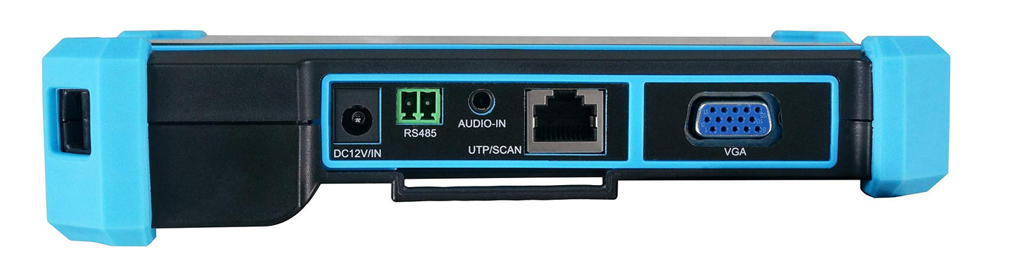 EVERSECU CCTV IP Camera Tester Monitor, 8MP AHD CVI TVI CVBS IP Camera Test 4K HD Display Video Monitor 5inch IPS Touch Screen IPC Tester Support POE PTZ WiFi RS485 HDMI & VGA Input DC12V Output