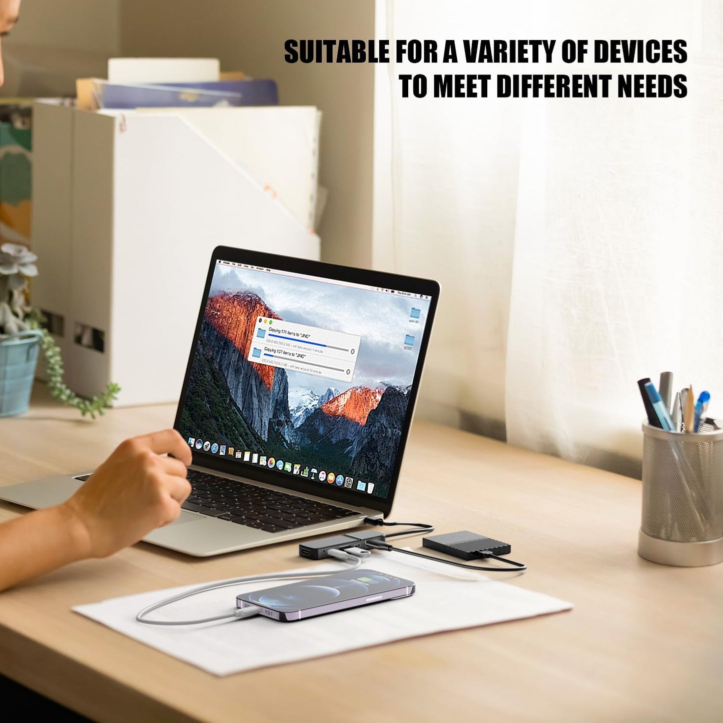 Eanetf 3.0 5 2* 2* 1* Player,Projector,Monitor,Laptop,PS4,Flash 5 1 USB to HDMI Adapter, Dual USB C USB A Hub: Ports