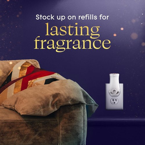 Glade PlugIns Refills Air Freshener - Embers & Sandalwood Scented Oils | 0.67 Fl Oz, 5 Count