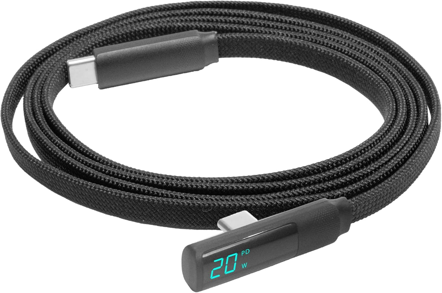 BoxWave SDS50 (5 (4ft) (100W), Cable Compatible with Innova SDS Tech Level Diagnostic in) - PowerDisplay PD Right Angle