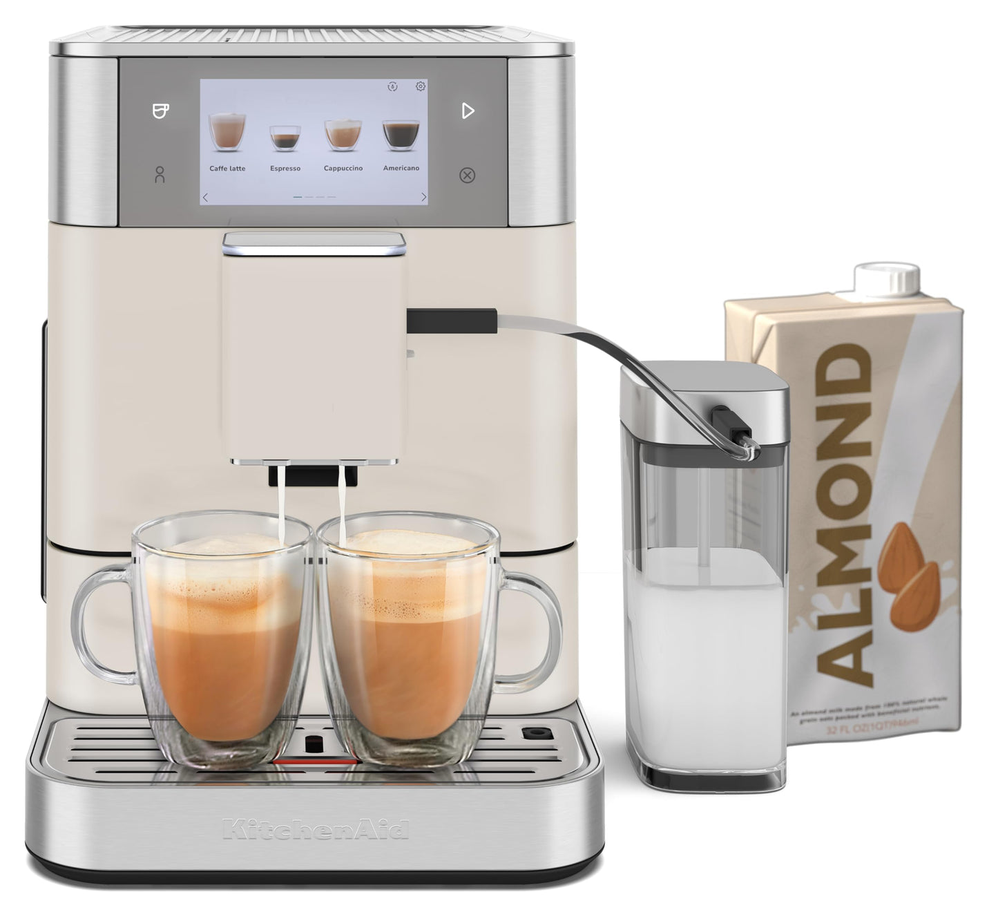 KitchenAid Fully Automatic Espresso Machine KF8, KES8558PL, Porcelain White