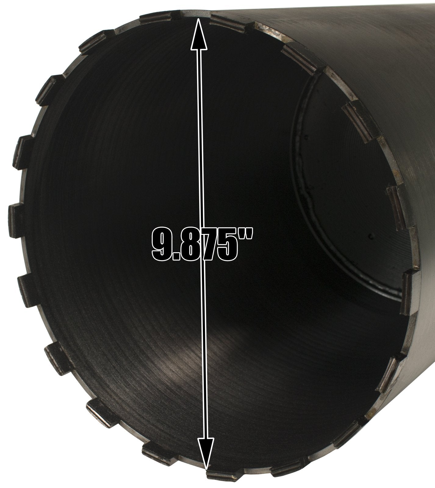 Steel Dragon Tools 10 in. (250 mm) Diameter Wet Diamond Concrete Core Drill Bit 14 in. Depth 1-1/4 in. – 7 Thread