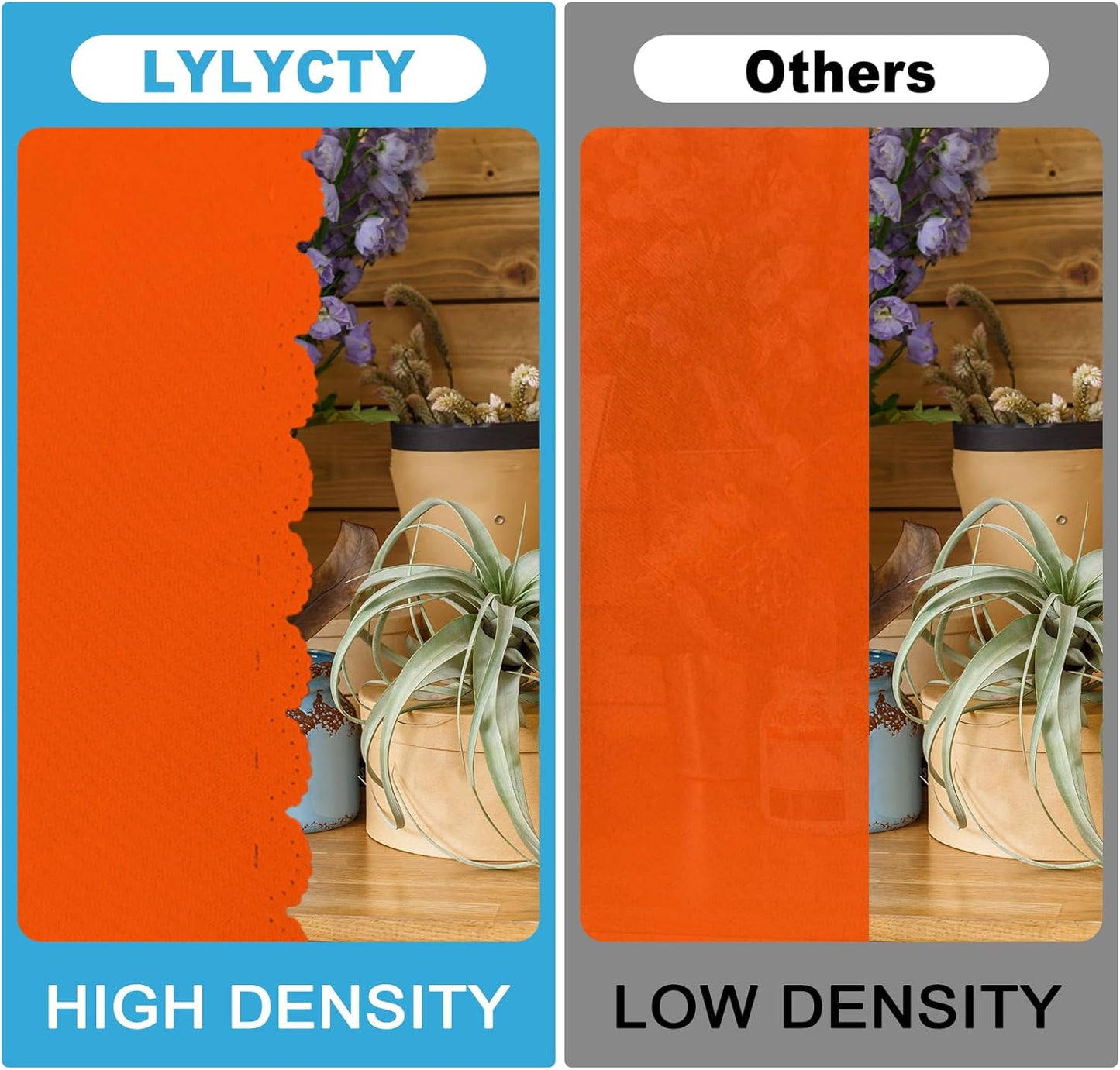 LYLYCTY 5X7 Orange Backdrop for Photoshoot, Professional Photo Backdrop Background Curtain for Product