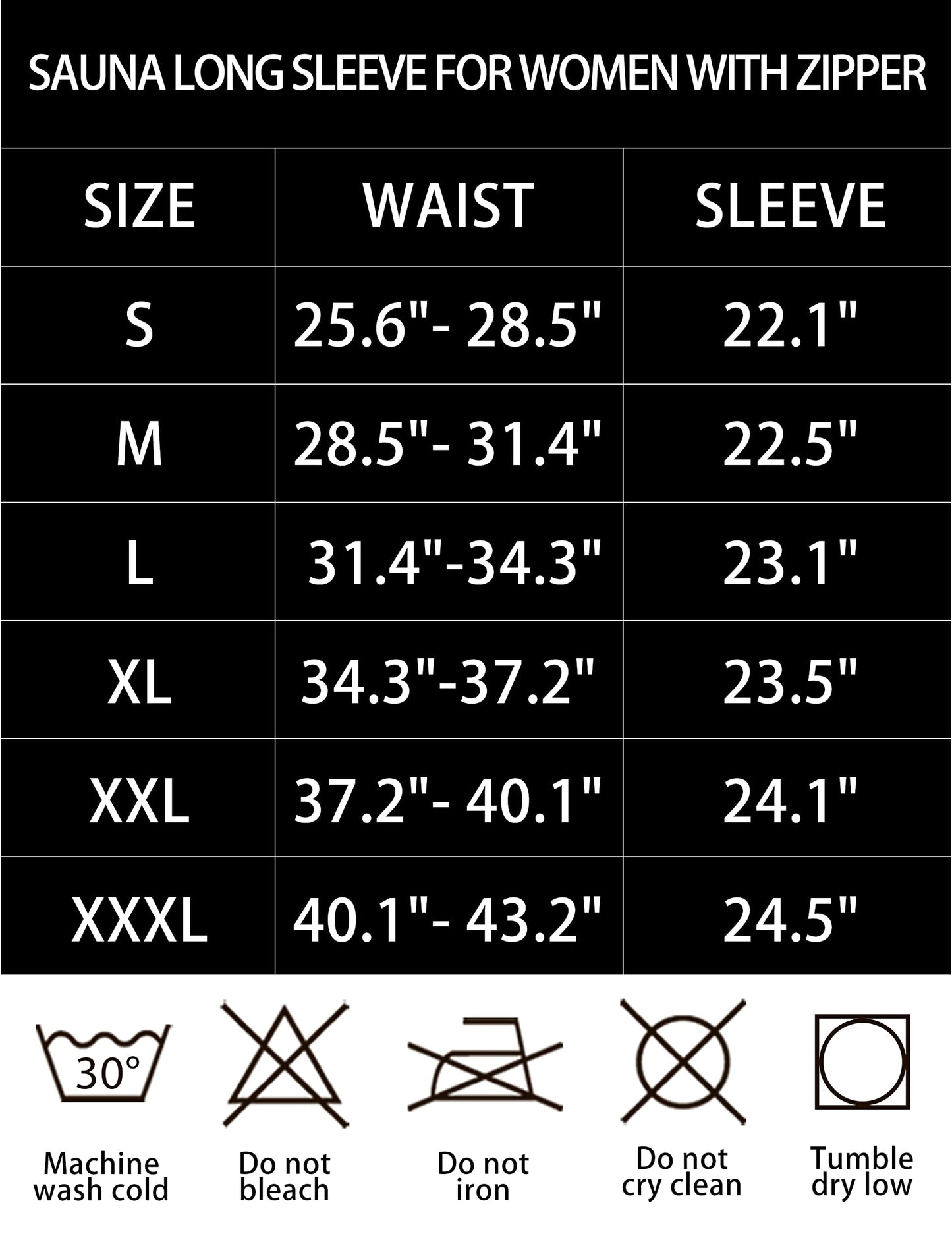 DYUAI Sauna Shirt for Women Sauna Suit for Women Waist Trainer Sauna Sweat Vest Workout Body Shaper Long Sleeve(6003-01-XL)