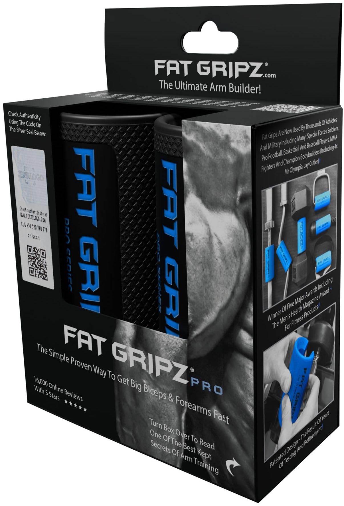 Fat Gripz Pro - Special Edition Black (New) (2.25 Inch Outer Diameter)