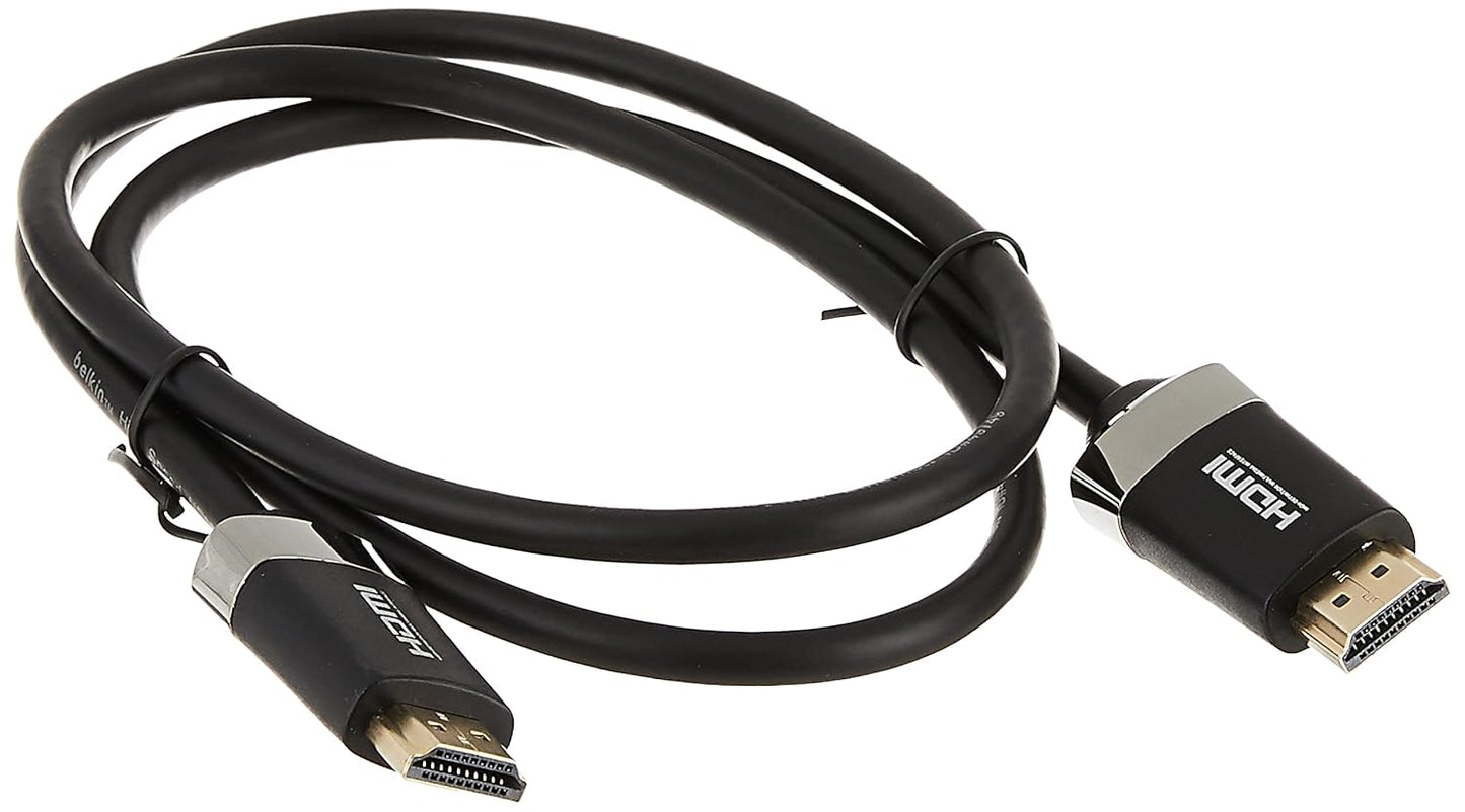 4K (1 3.3 Belkin HDTV High-Speed HDMI Cable with Ethernet, / Ultra HD Compatible Meter / Feet)