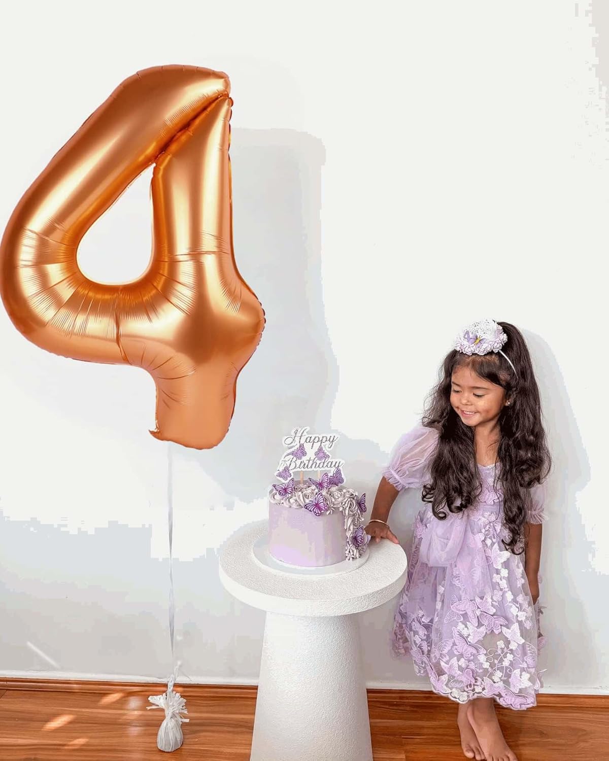 Orange Number 0 Balloon - 40 Inch Birthday Decoration for Milestone Celebrations | Party Supplies