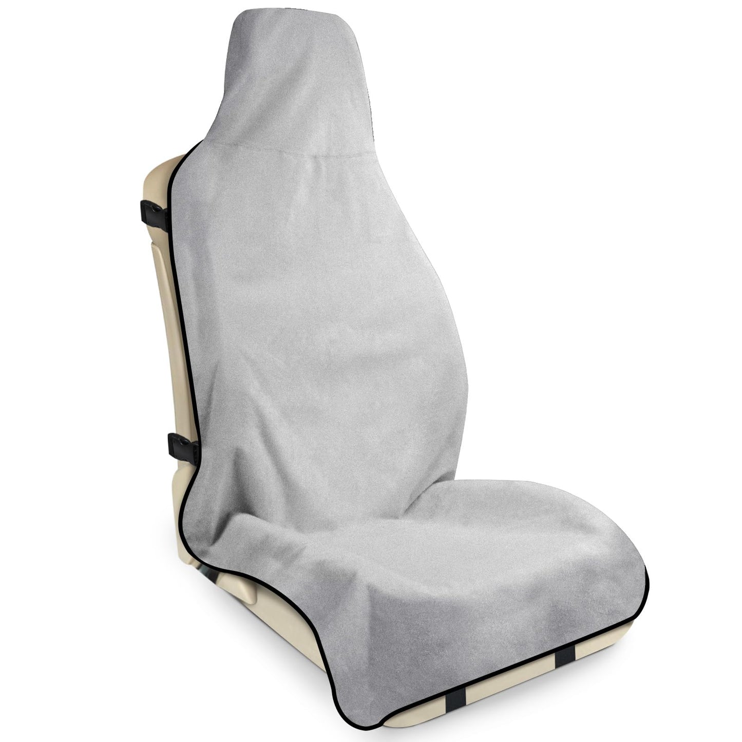 DREAMANIA Waterproof Seat Cover Towel, Premium Sweat Carseat Protector, Perfect for Universal Anti-Slip Car Truck SUV Seat, Great for Surfing Yoga Gym Workout, Gray