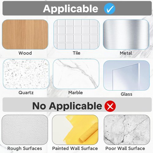 Lsnisni Shower Caddy Adhesive Hooks - Strong Waterproof Strips for No-Drill Bathroom & Kitchen Storage | 4 Pack