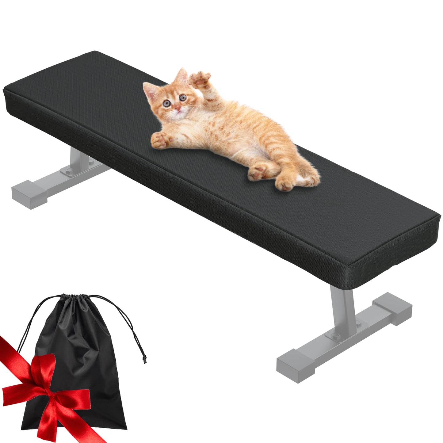 Crostice Weight Bench Cover Compatible with Tonal Accessories, Protective Cover for Workout Bench, Exercise Strength Training Accessories Protector, Scratch-Resistant, Water-Proof, Protect from Pets