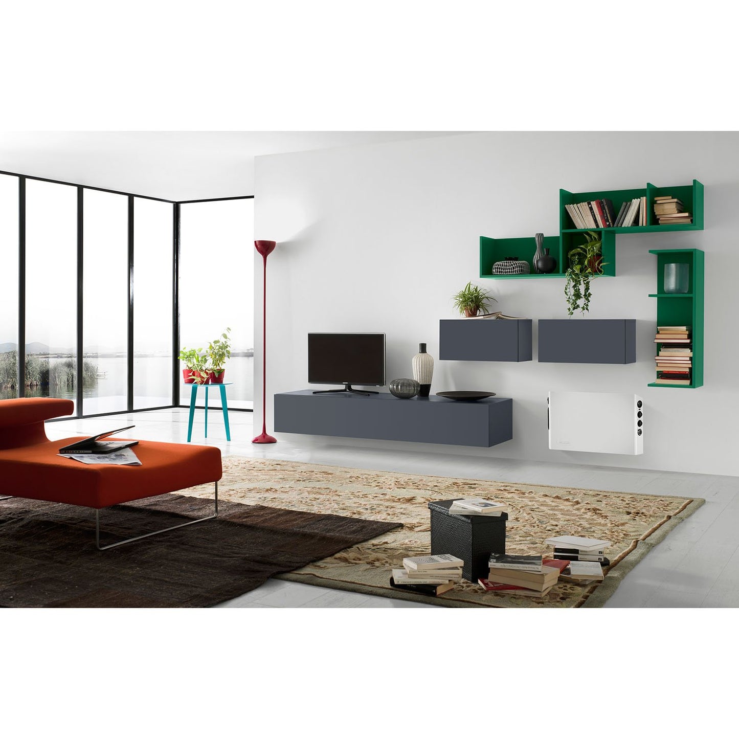 De'Longhi Slim Style Convection Panel Heater, Full Room, Quiet 1500W, portable electric heater,Freestanding/easily Wall mounted, quick heat distribution, Thermostat, Timer, HSX3315FTS