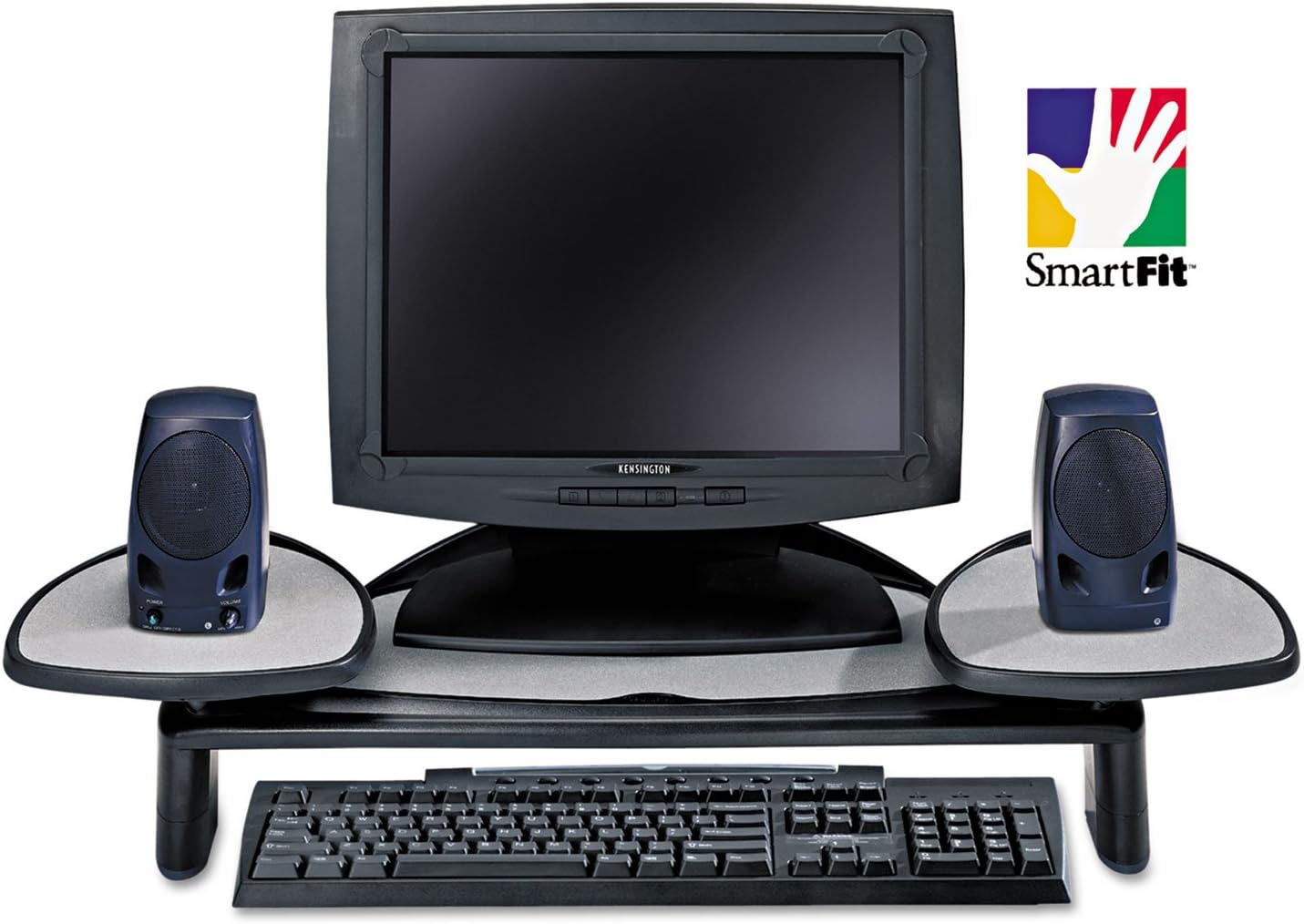22 Inches, 60046 Kensington Flat-Panel Monitor Stand for LCD Monitors up to Black