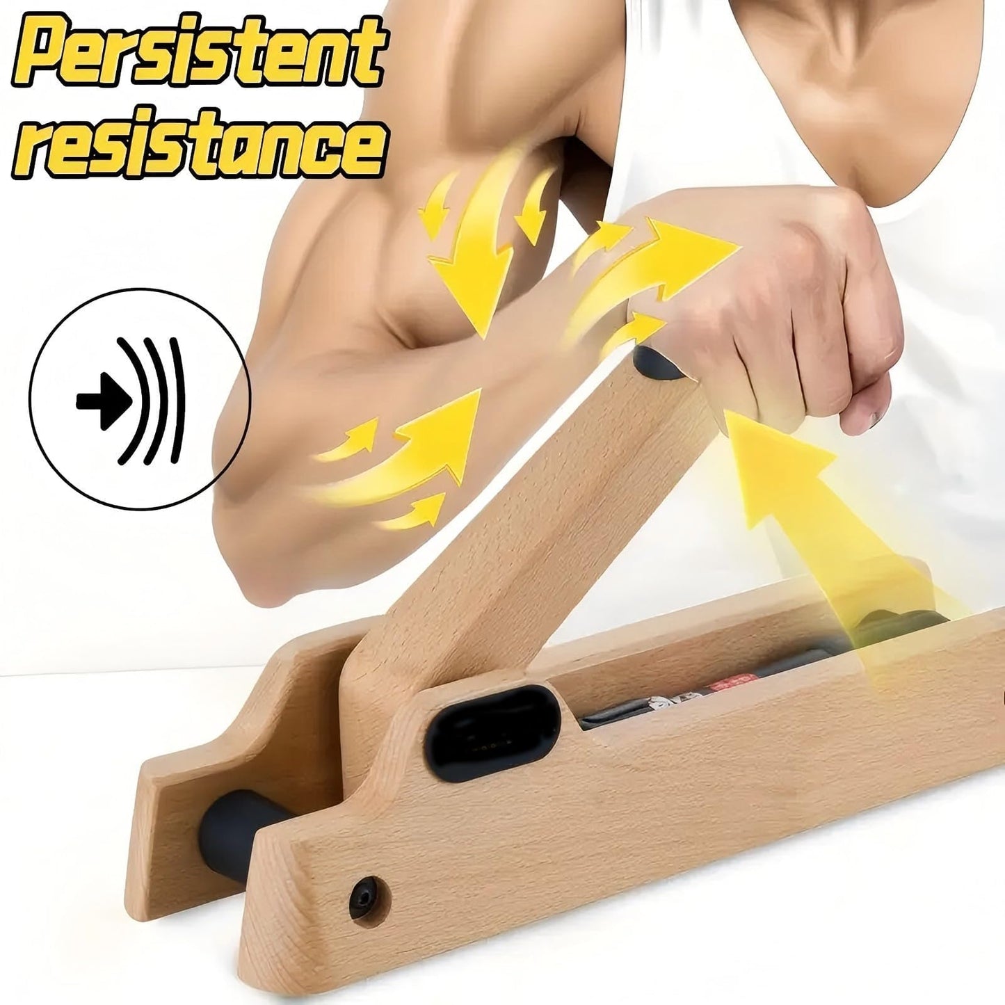 Workout Armwrestling Training Equipment Forearm Strength Trainer Strength Training Equipment Arm Trainer Wholesale Wrist Strengthener with Adjustable Hydraulic Resistance (Levels 1-12)