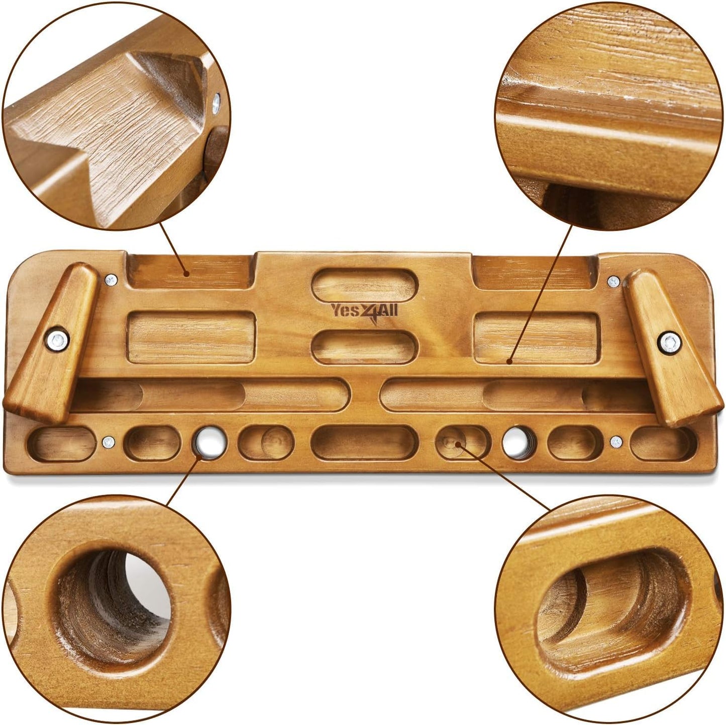 YES4ALL Climbing Fingerboard Premium - Espresso