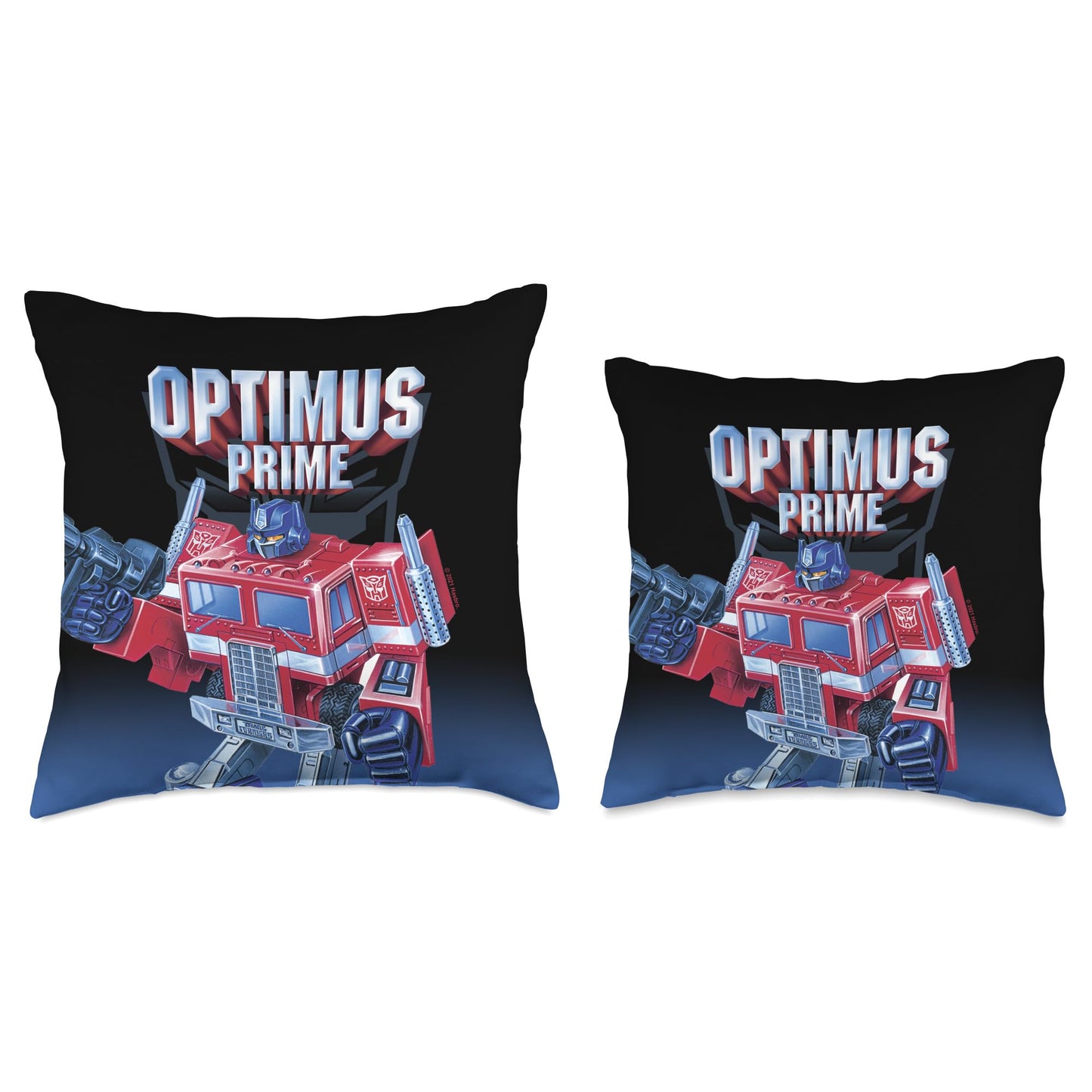 Transformers Optimus Prime Hero Throw Pillow
