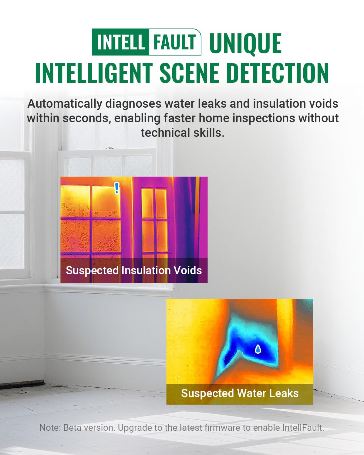 HP96 Thermal Imaging Camera,3.5" Touch Screen Thermal Camera with Visual Camera, Intelligent Scene Detection, 240 x 240 Super Resolution, 96 x 96 IR Resolution, 25 Hz Video Recording, -4°F to 662°F