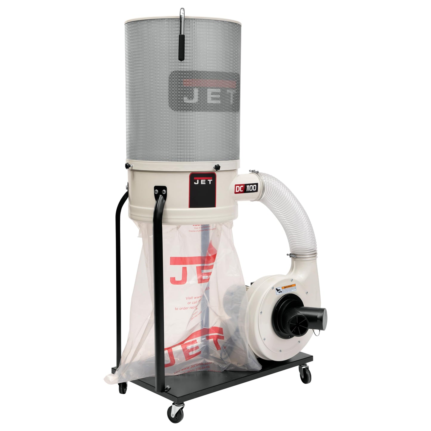 JET Vortex Cone Dust Collector with 2-Micron Canister Filter, 1-1/2 HP, 115/230V 1Ph (DC-1100VX-CK)
