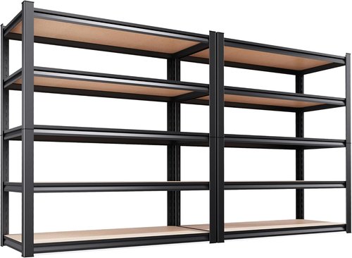 Heavy Duty Metal Shelving Unit by [Brand Name] - Adjustable 5-Tier Garage Storage Rack | 2050 lbs Capacity, 71"x46"x18"