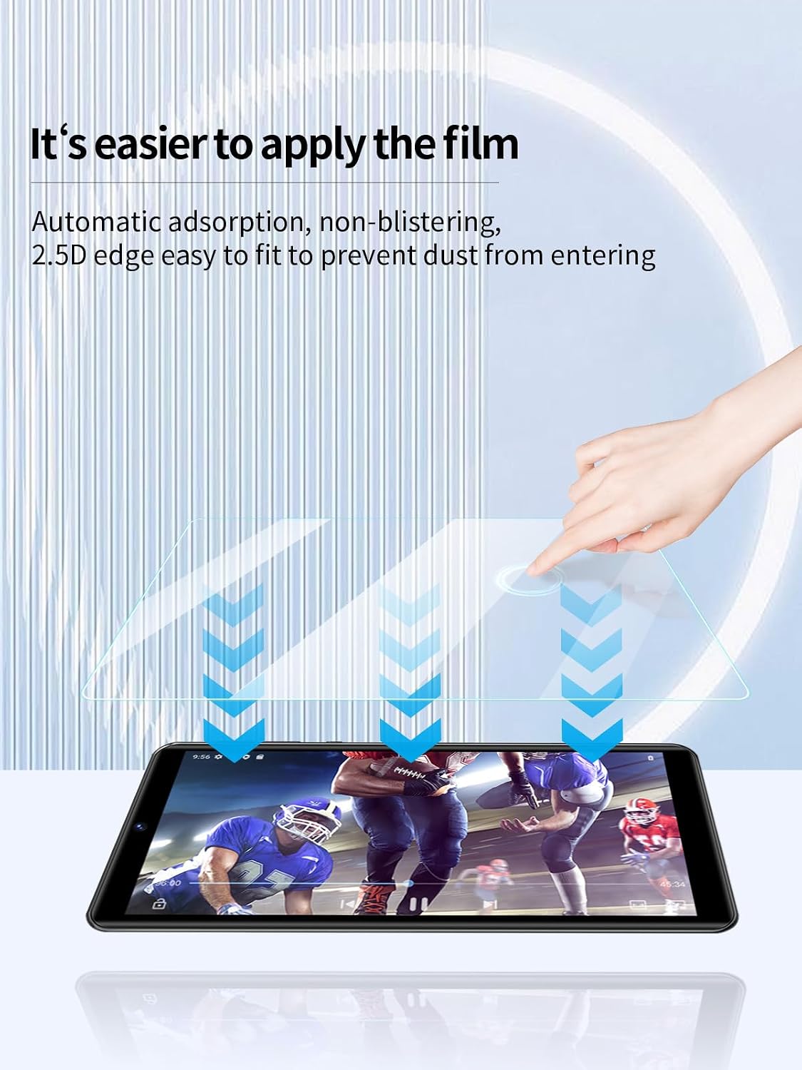UYRUREL M502 5.5" MP3 3 Pack Screen Protector for Oilsky HD Touchscreen Player, High-definition Scratch Resistant