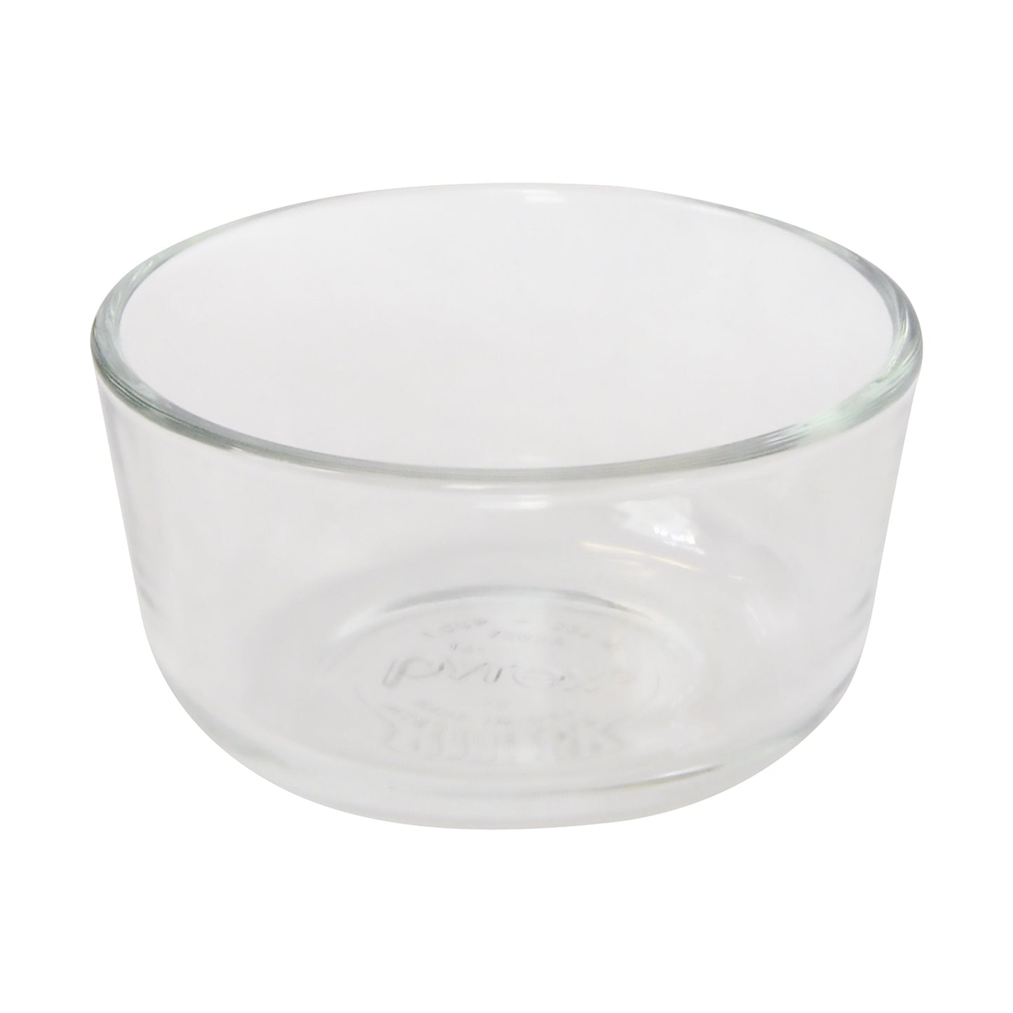 Pyrex 7202 1 Cup Glass Bowls & 7202-PC Plum Purple Lids (6-Pack) - Made in USA