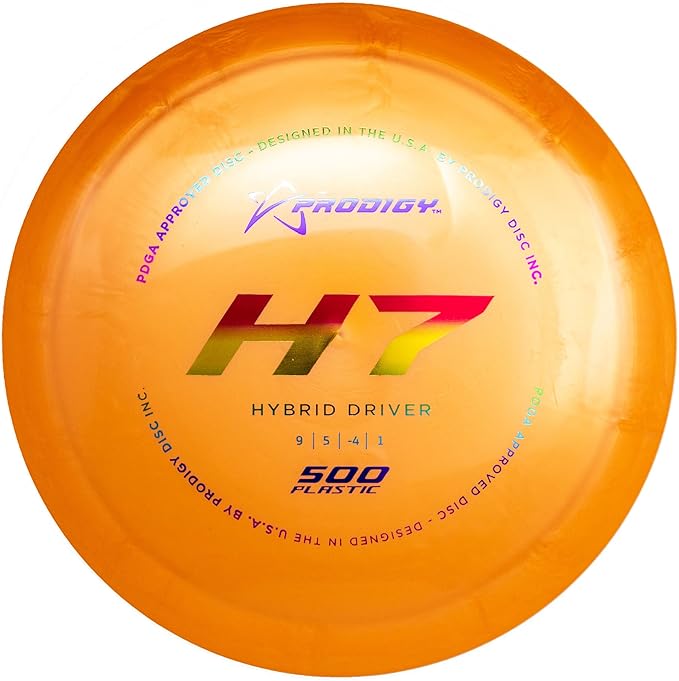 Prodigy Disc 500 H7 Fairway Driver | Understable Disc Golf Driver | Durable Plastic, Perfect for Beginners | Easy-to-Control Frisbee Golf Disc | Fairway Disc Golf Disc (170-176g) | Colors May Vary