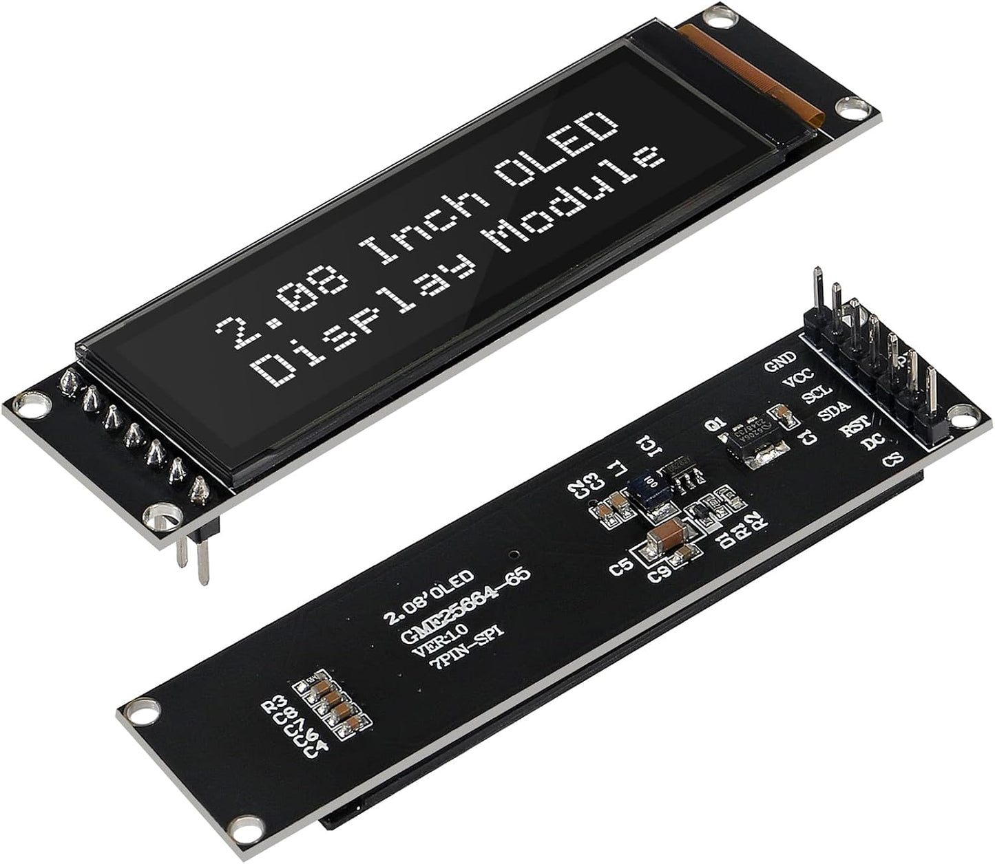 D-FLIFE 2.08" SH1122 256x64 2.08 Inch 256 64 7 4 16 OLED Display Module * OLED LCD Display SPI Pin Wires Supports