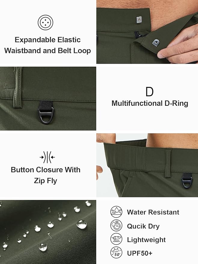 NORTHYARD Men's Cargo Hiking Shorts 9" Lightweight Outdoor Tactical Work Camping Sport Golf Casual Travel Fishing Multipocket