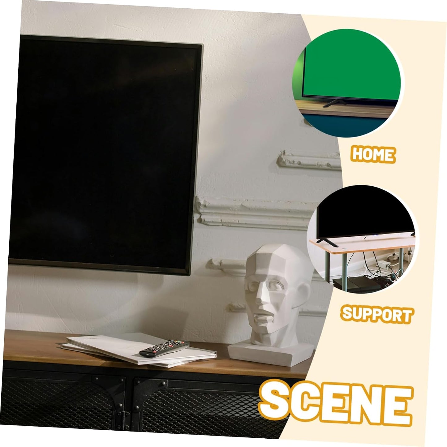 Alipis Sturdy TV Stand Base - Easy to Install Support Bracket by