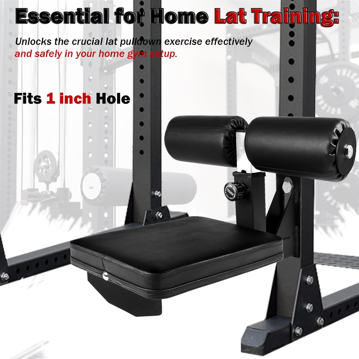 LAT Pull Seat - Adjustable Pull Down Seat Attachment -Converts Machine into LAT Pulldown Station