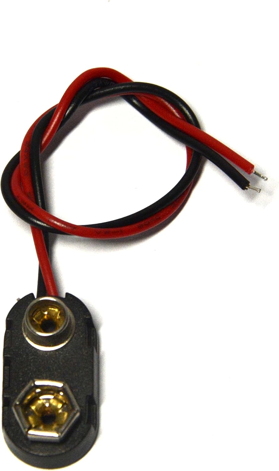 LampVPath 3 4 1.5V (6V) 3 9V Pcs x AA Battery Holder Leads with Pcs I Type Snap Connector Plastic Housing Two Layers