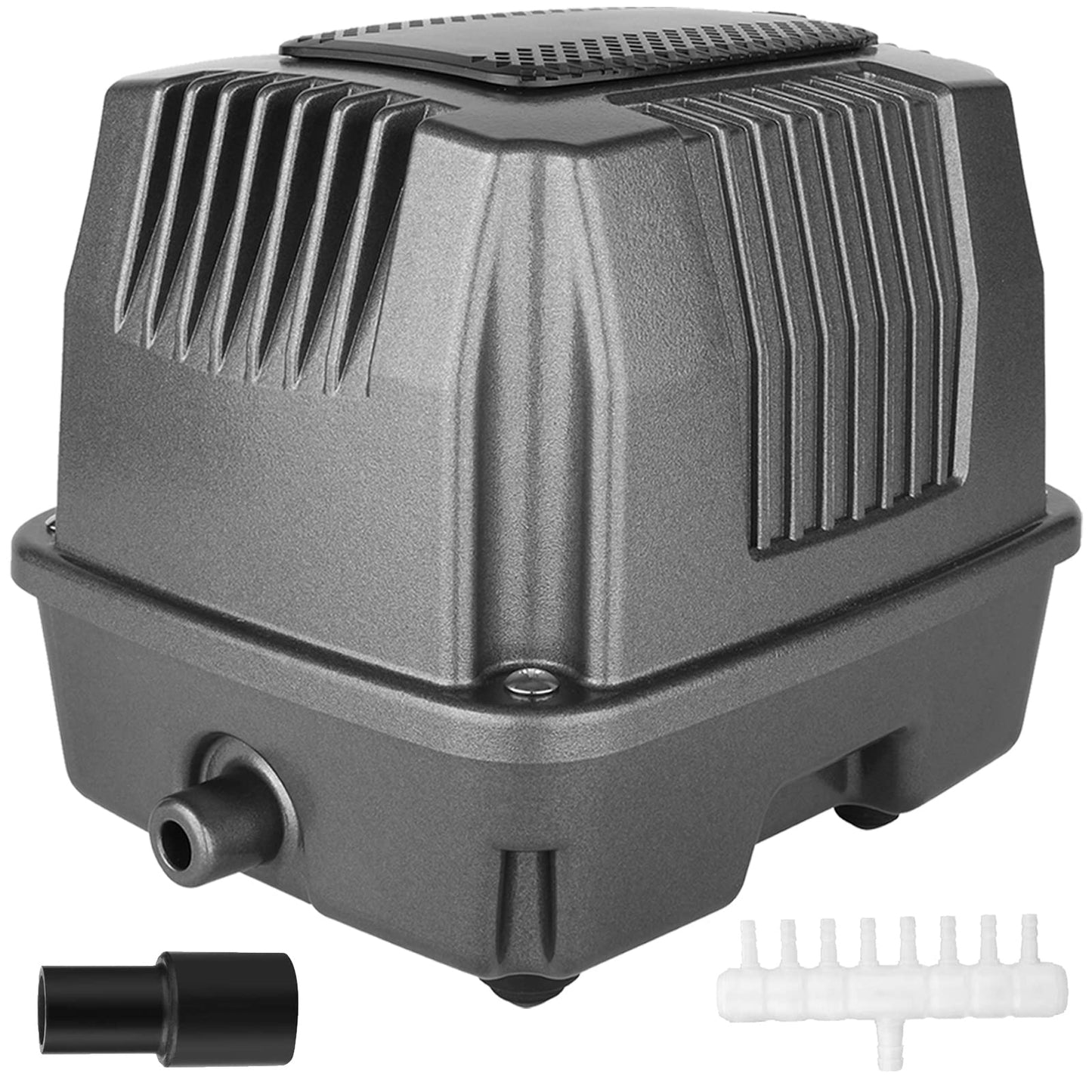 FUMAK Linear Air Pump for Aeration, 635GPH Septic Air Pump Pond Aerator for Koi Pond, Aquarium, Waste Treatment, Fish Farm, Seafood Restaurant, Hydroponic