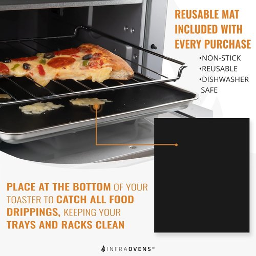 Gowise Parchment Paper Sheets - Non-Stick Perforated Liners for Toaster Oven & Air Fryer | 9 x 11 Inches
