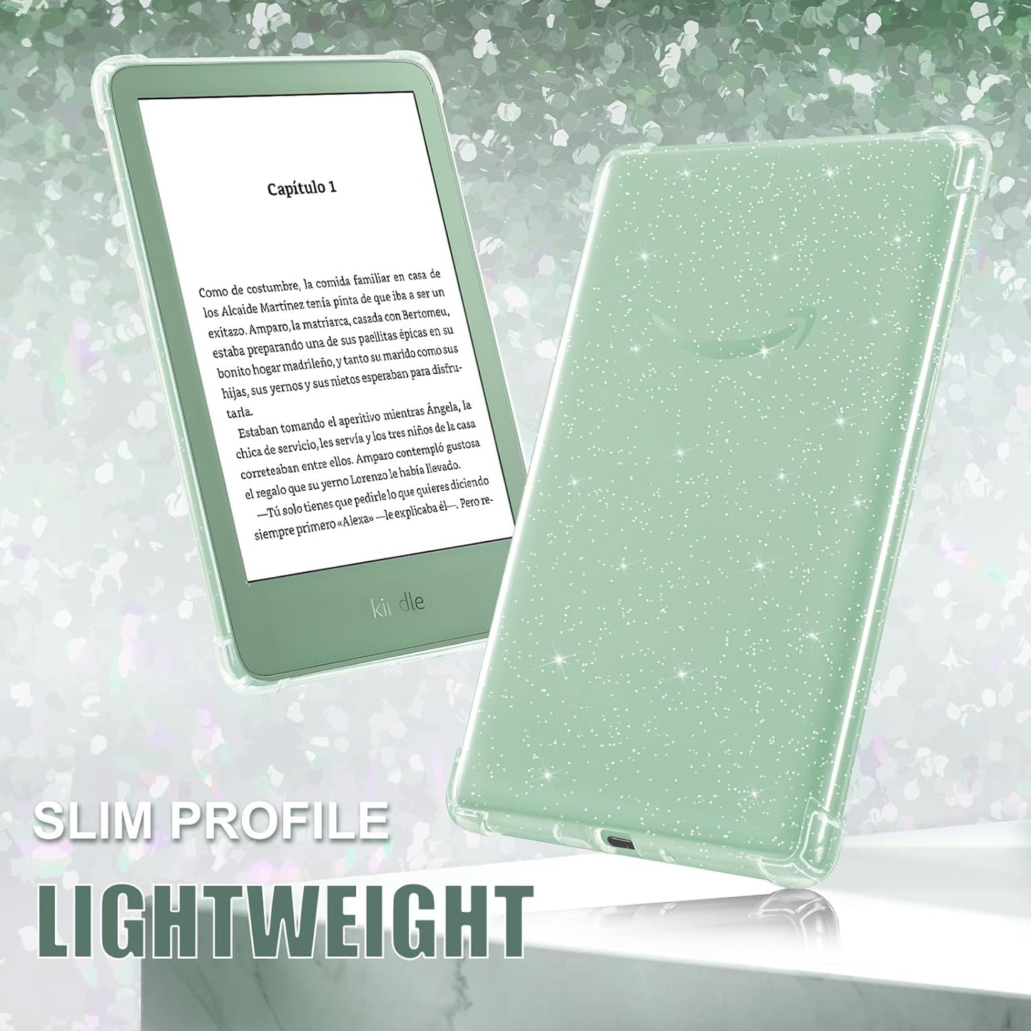 CoBak 6" 2024 2022 (11 Clear Case for Kindle and Generation) - Ultra-Slim Soft TPU Transparent Cover, Lightweight