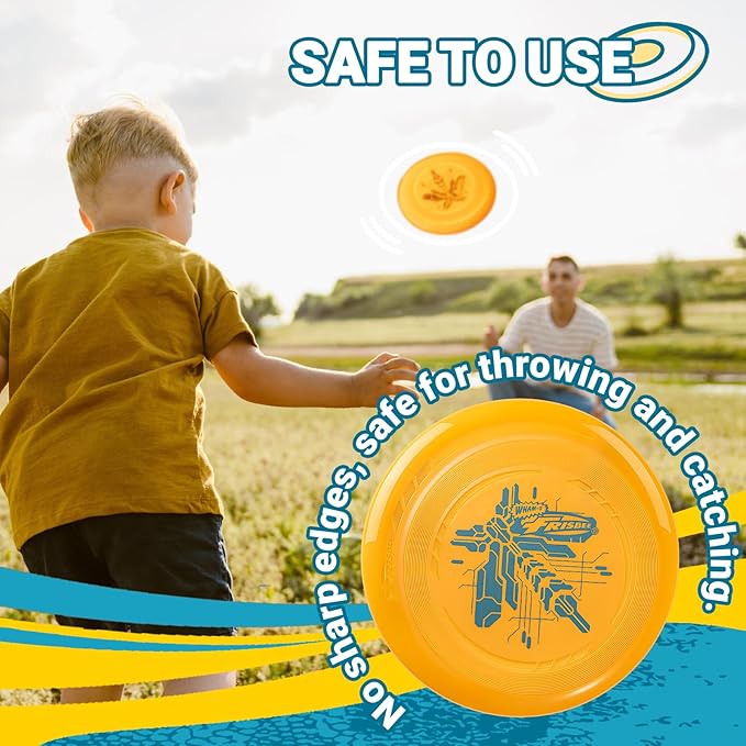 Wham-O Frisbee Go Flying Disc, 9 Inch Lightweight Sports Disc for Beginners Outdoor Beach Backyard Lawn Park Camping Family Activity Game - 70g