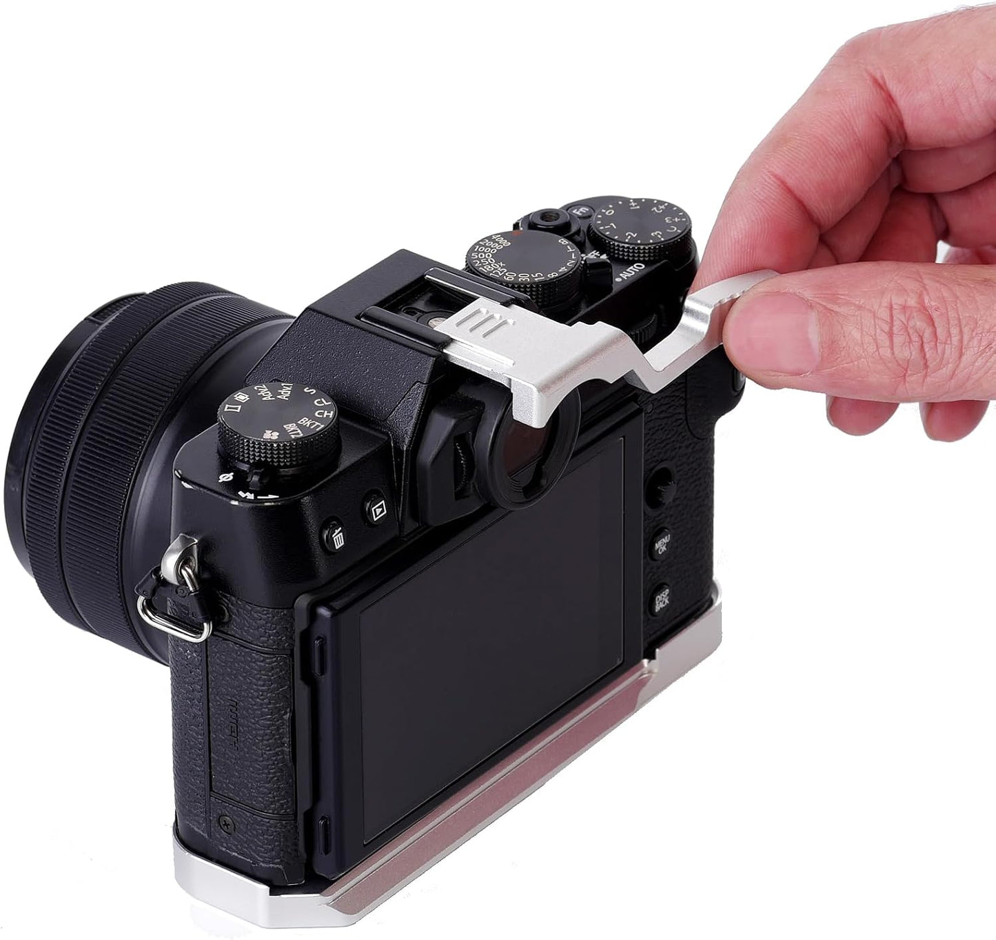 SZZCNOX X-T30III/X-T20III/X-T10III/X-T30II/X-T20II/ X-T10II/XT30/XT20/XT10/X-T50 Metal Thumbs Up Grip Compatible