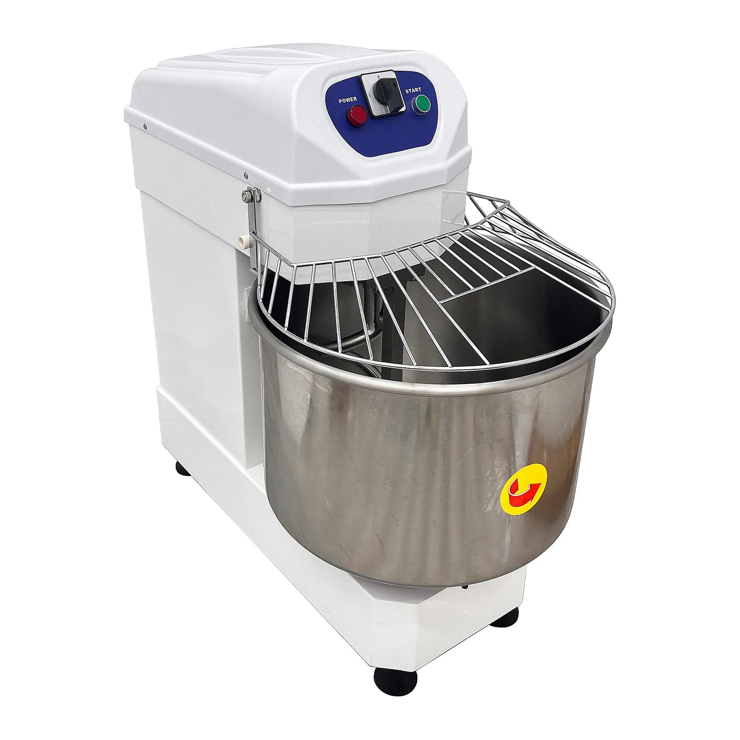 LGXEnzhuo 60L Stand Mixer, 220V 3700W Dough Kneading Machine, Commercial Electric Dough Mixer Machine, Double Action Double Speed Spiral Dough Mixer, Three-phase Voltage