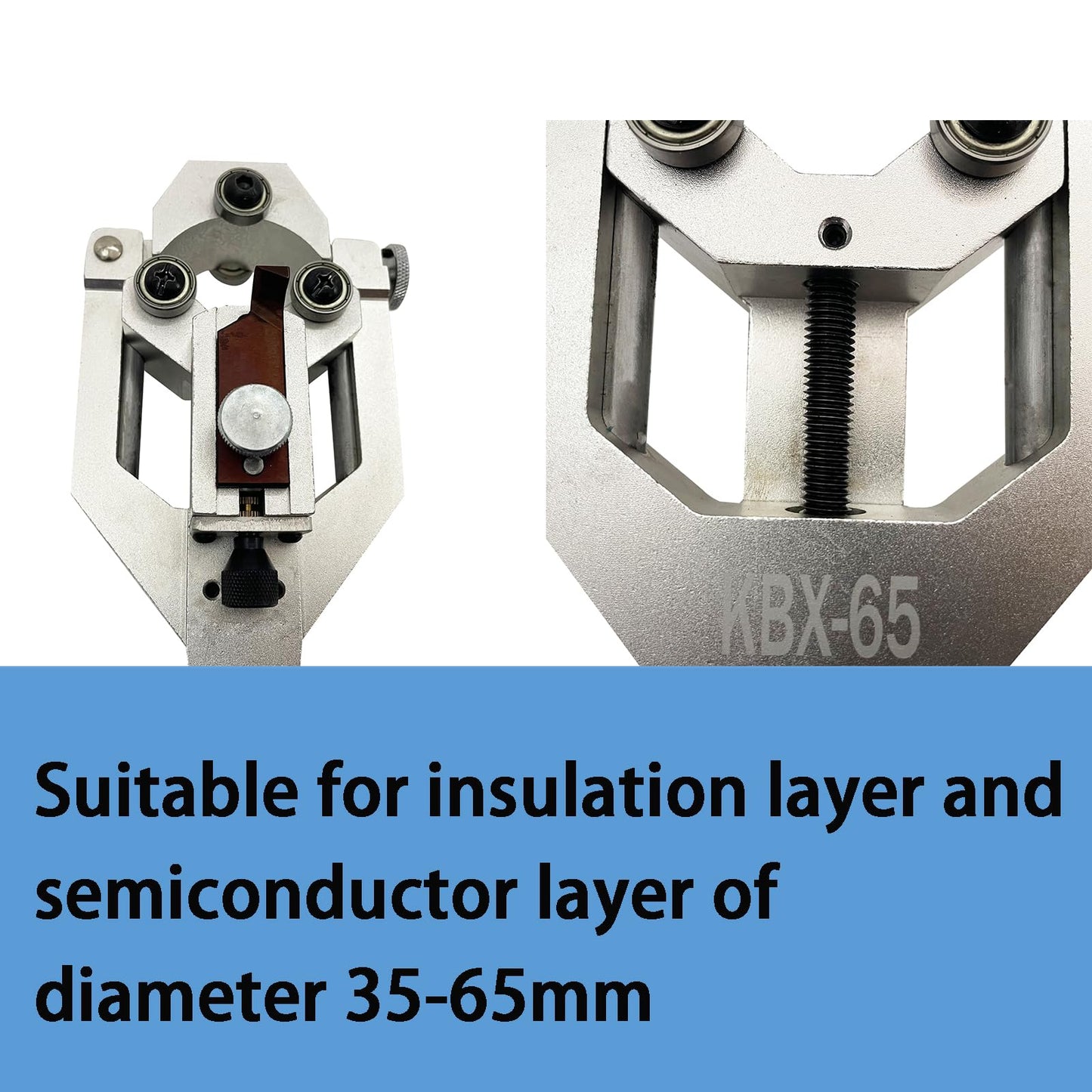 INTBUYING Manual Wire Strippers Multi-function Cable Strippers Stripping Diameter 35-65mm Wire stripper Suitable for Insulation Layer and Semiconductor Layer