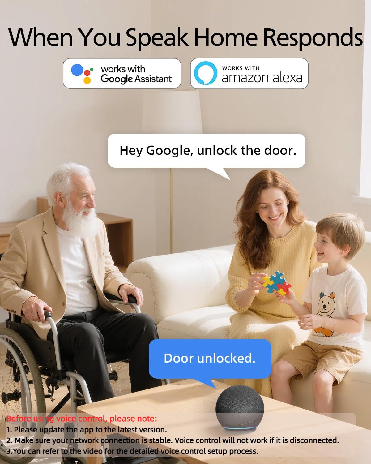 Philips Wi-Fi Door Lock, WiFi Smart Lock Keyless Entry Deadbolt for Front Door, Compatible with Alexa & Google Assistant, Remote Control, Built-in WiFi, APP Fingerprint Passcode Unlock, Auto Locking