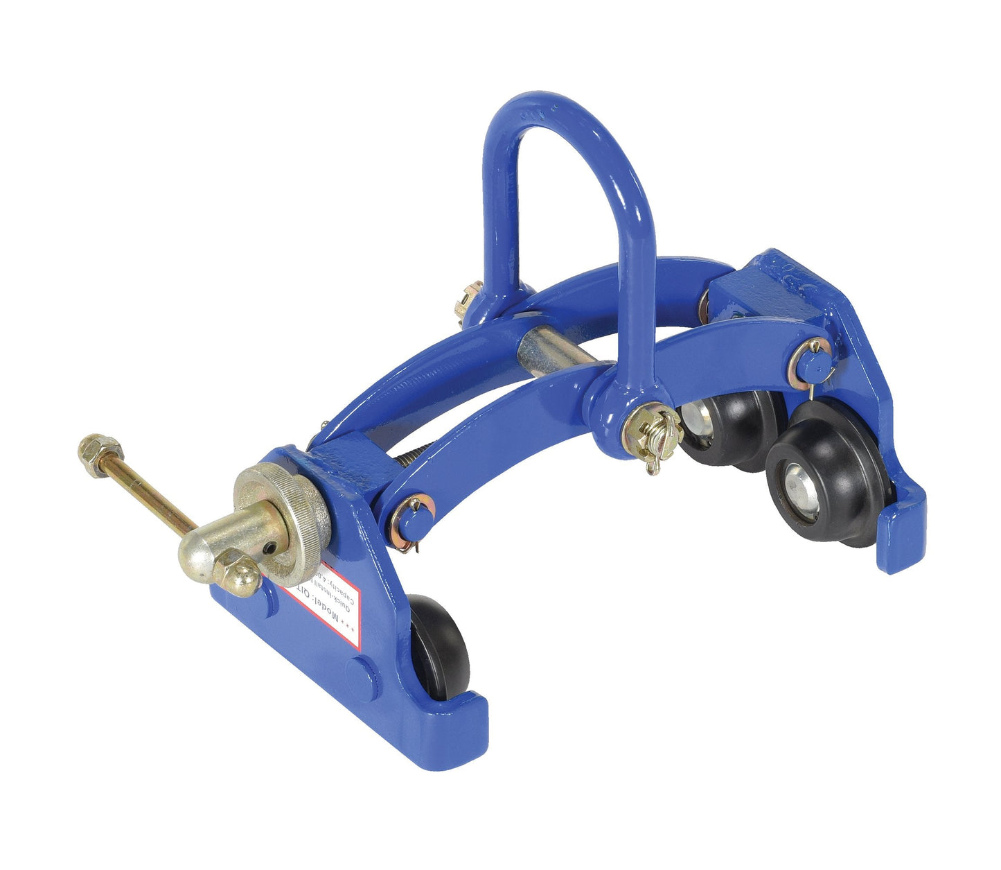 Vestil QIT-4 Steel Quick Install Manual Trolley 6-3/4 In. x 14-1/8 In. x 12 In. 4000 Lb. Capacity Blue