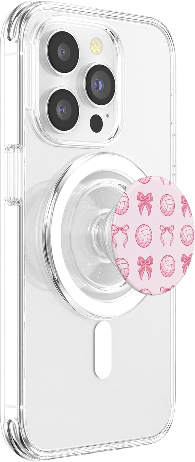 Cute Coquette Bow Volleyball Mom Girly Girl Sporty Cute Hot Pink Coquette Bow Volleyball Mom Girly Girl Sporty