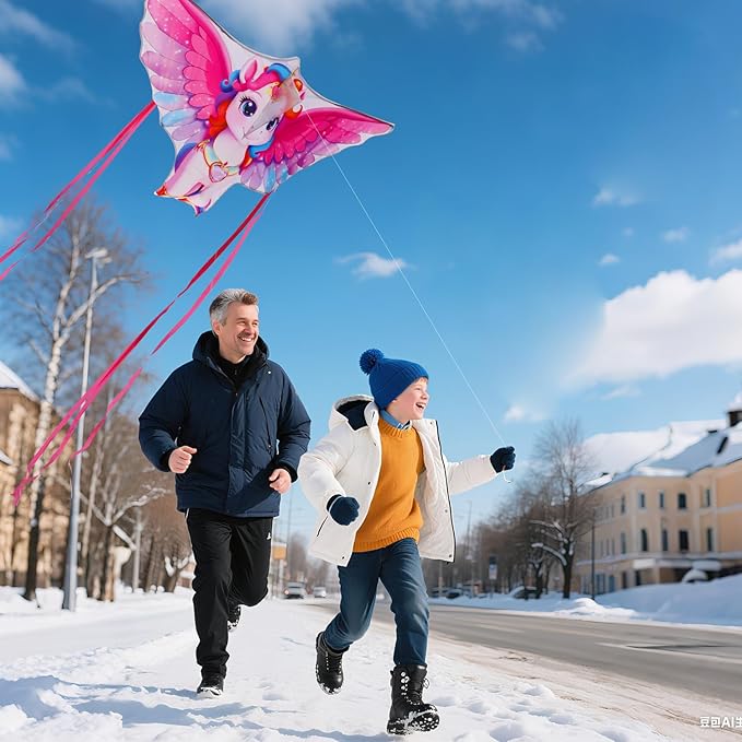 Butterfly Kites for Kids & Adults, Easy to Fly Design with Long Tail for Stability, for Kids Ages 4-8 & Beginners, Beach & Park Use | Family Outdoor Fun