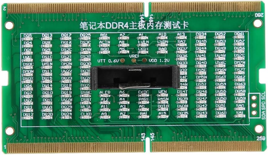 SO-DIMM DDR234(DDR4) Notebook Memory Dual-Purpose Test Card with Light, Analyzer Diagnostic Tester Post Test Card