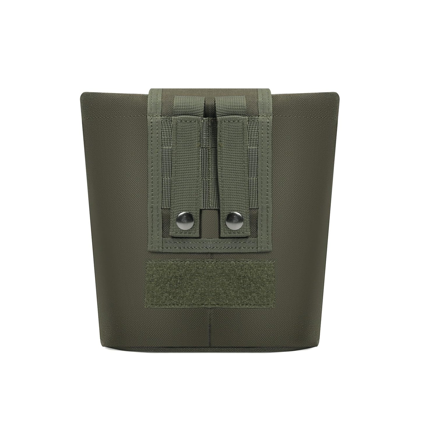 TACNEX Dump Pouch for Duty Belt Battle Belt Roll Up Utility Tool Bag Magazine Drop Pouch w/MOLLE Clip Drawstring Open Foldable Recovery Storage Pack (Ranger Green)