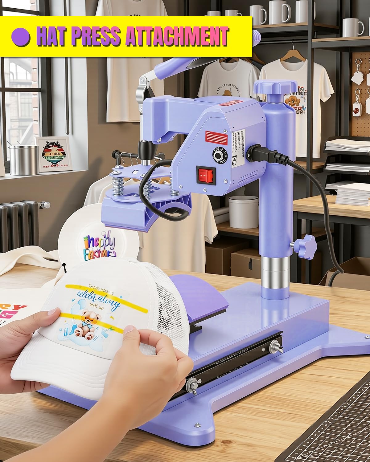 15x15 Heat Press Machine for T Shirts with 30oz Tumbler Press 5-in-1 Slide Out Easy Loading Heat Transfer with Dual-Tube Heating & 4-Zone PID Temp Controller for Quick & Even Heat on Hat Cap Mug Plate
