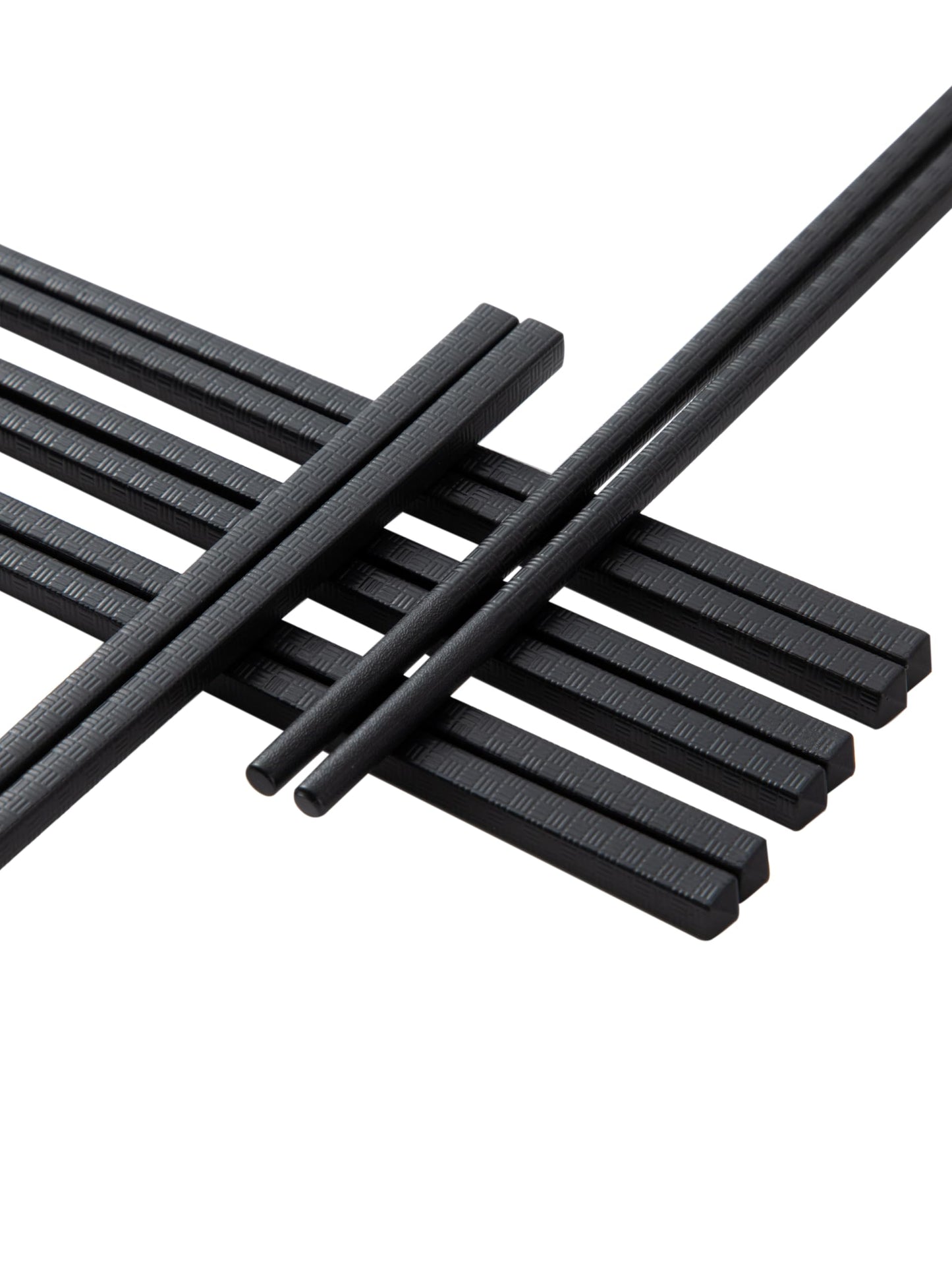 10 Pairs Fiberglass Chopsticks, Reusable Alloy Chop Sticks Non-slip Chopsticks, Dishwasher, 9 1/2 Inches