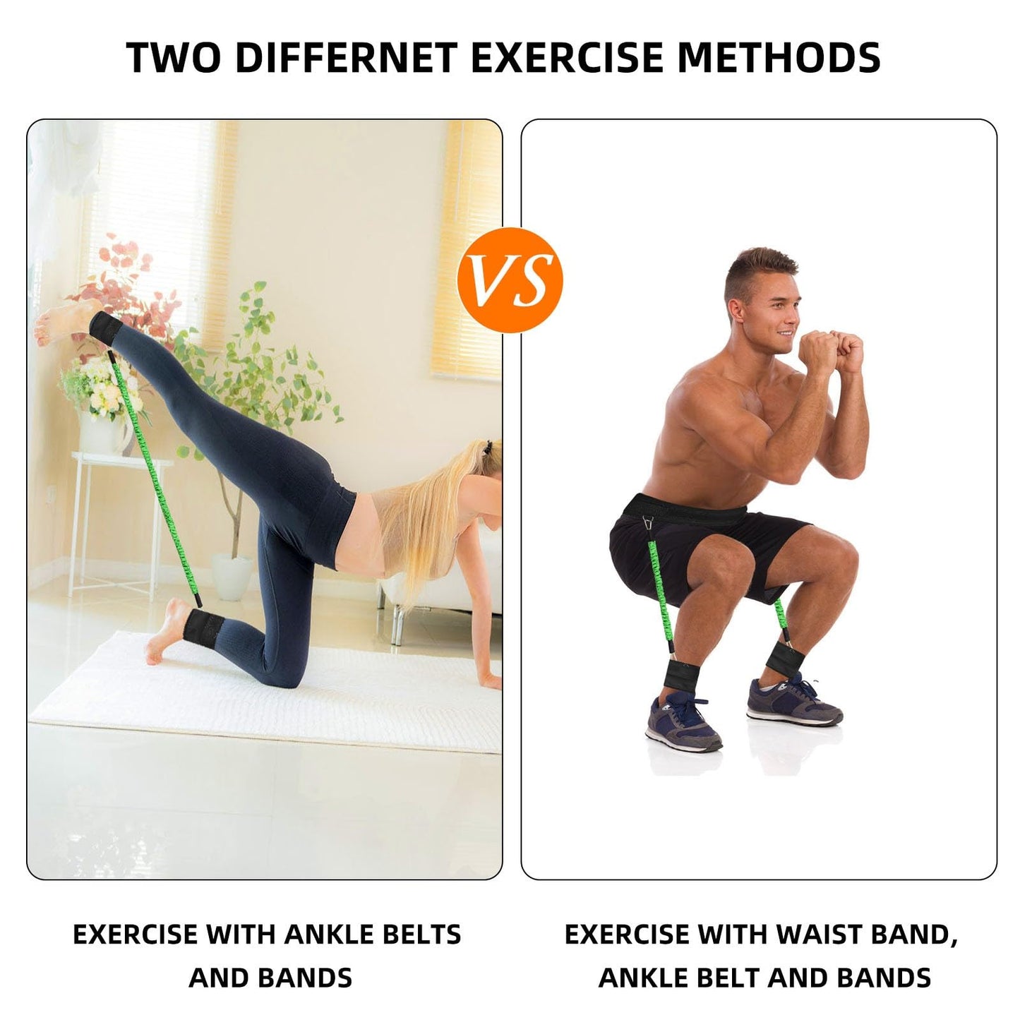 Ycendelion Vertical Jump Trainer, Leg Resistance Bands Set to Improve Strength Agility Focus Speed, Basketball Volleyball Baseball Tennis Football Exercise Equipment