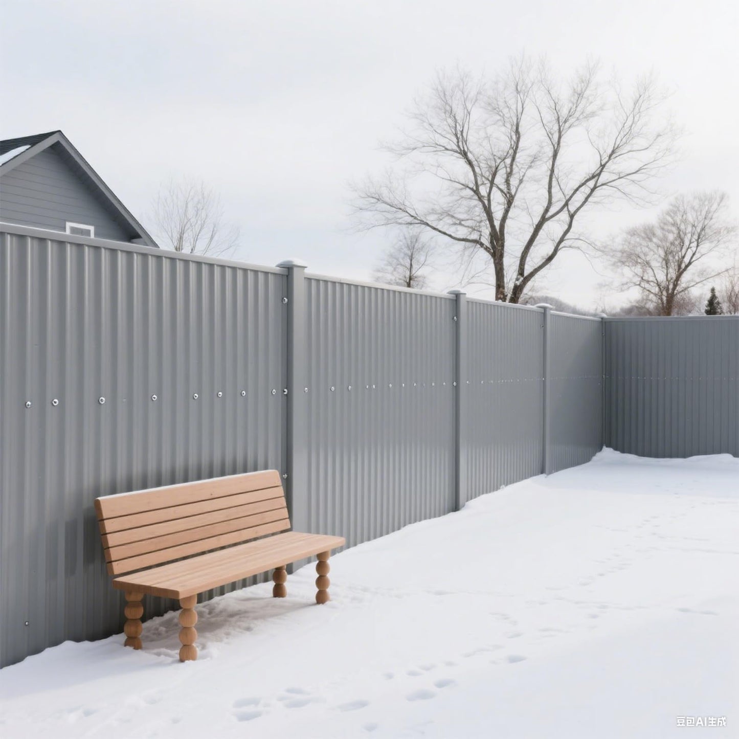 18 Pcs Metal Roofing Panels, L43.3×W17.72 Inch Corrugated Galvanized Roofing Panels Metal Siding Panels with Steel Screws for Pergola, Gazebo, Shed, Outdoor Storage, Chicken Coop, Patio,Garages (Grey)